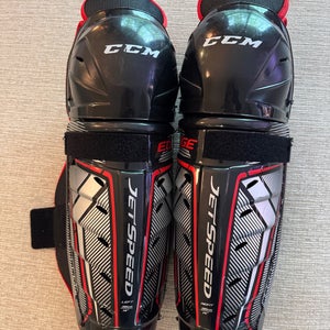 Senior CCM JetSpeed edge 14" Shin Pads (Used)