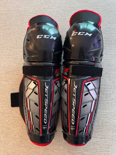Senior CCM JetSpeed edge 14" Shin Pads (Used)