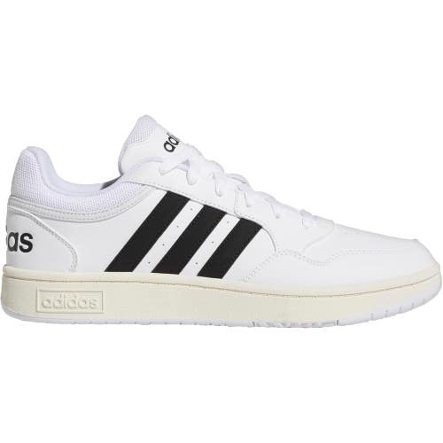 Adidas Hoops 3.0 Sneakers Men's US 10.5 White Black Basketball Shoes RHS3870