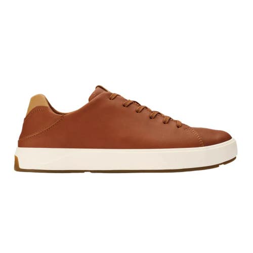 Olukai Laeahi L Ili Sneaker Mens 10.5 Brown Leather Waterproof Shoes RHS3866