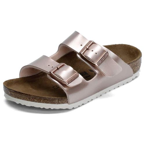 Birkenstock Arizona Sandals Kids US 1-1.5 Copper Adjustable Two Straps RHS4819