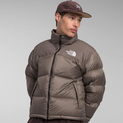 The North Face 1996 Retro Nuptse Puffer Jacket Men's XL Brown Full Zip FROG319