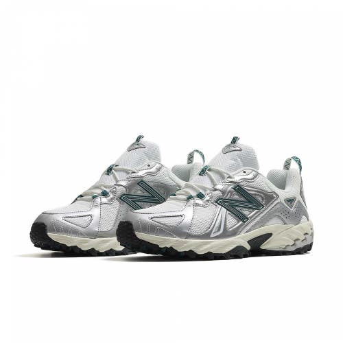 New Balance 610 ML610TAE Sneaker Men Silver Metallic Reflection Green Shoe FD461