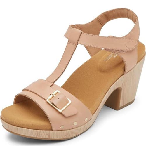 Rockport Vivianne CI8982-277 Sandals Women's US 9.5 B Brown Ankle Strap HTAT1282