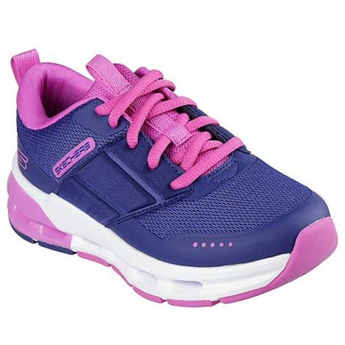 Skechers Glide-Step + 303653-LNVPR Sneaker Kids 12 Navy Lifestyle Shoes HTAT1277