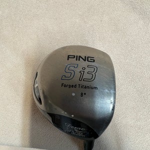 Men's Ping Si3 Right Handed Driver Regular Flex Loft 8 Graphite Shaft 45" (Used)