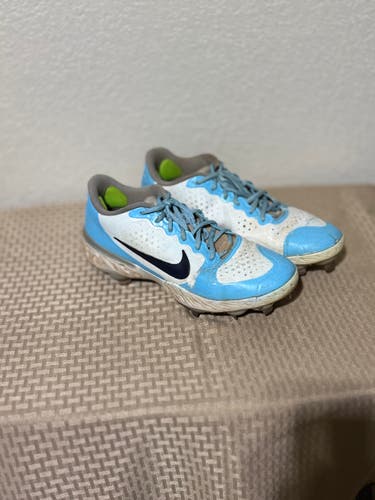 Nike Alpha Huarache Elite 3 Low Metal Cleats Custom Size 8.5