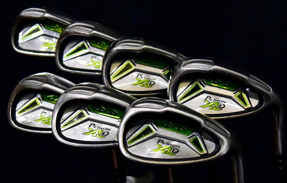 SNAKE EYE PYTHON XLD IRON SET 6-9 PW SW AW SHAFT: SENIOR LENGTH: (6) 40" RH