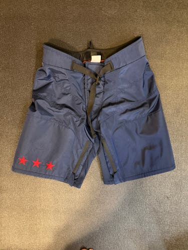 Washington Capitals Blue Medium+1 Warrior Pant Shells Pro Stock (Used)