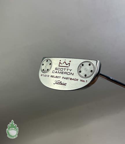 Right Handed Scotty Cameron Studio Select Fastback No.1 35.5" Putter Steel Golf