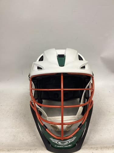 Used Cascade S HELMET Lacrosse Helmet White One Size 11851-S000046273