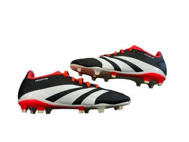 Used Adidas PREDATOR Soccer Cleats Black And Orange Junior 06 11873-C000236625