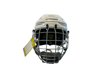 Used Warrior ALPHA ONE PRO Helmet Cage Combo White MD 11873-S000238427