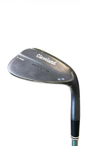 Used Cleveland RTX 3 SATIN BLACK Golf Wedge Mens RH 56 Degree 11873-S000237330