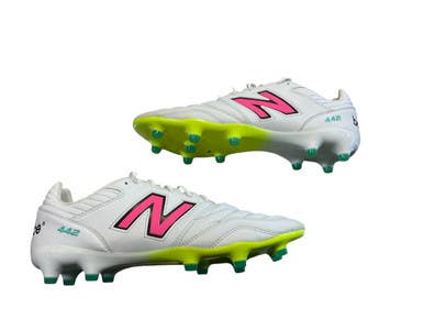 Used New Balance 442 Soccer Cleats White Senior 12 11873-S000236910