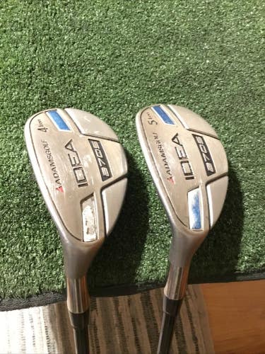 Adams Left Handed Idea A7OS Iron Hybrids Set 4H & 5H Regular Grafalloy Graphite