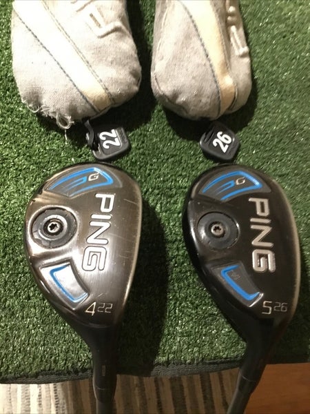 Ping G Series Hybrids Set 4H & 5H Seniors (Soft Regular)Alta 70g Graphite Shafts