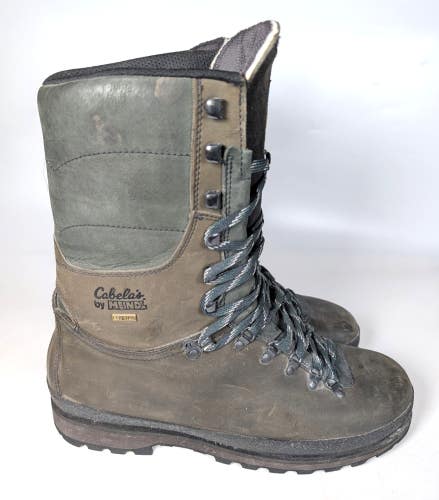 Cabela's by Meindl 12" Hunting Boots Gore-Tex Brown Leather Thinsulate Size 13 D
