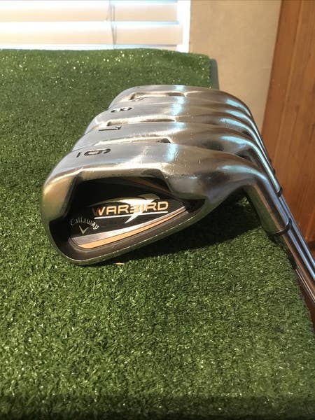 Callaway Warbird Irons Set (6-PW-GW, No 9 Iron) Uniflex Steel