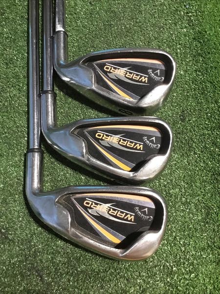 Callaway Warbird Irons Set (6-PW-GW, No 9 Iron) Uniflex Steel