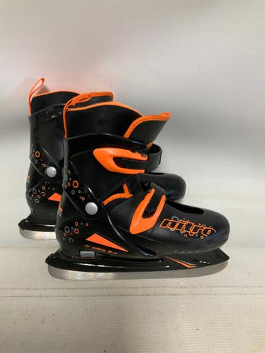 Used K2 ICE MERLIN 1-5 Boys Softboot Skate Black Adjustable 11823-S000038881