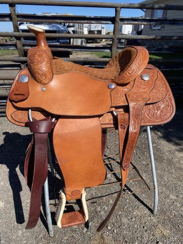 Billy Cook 16" Western roping saddle US made NWOT