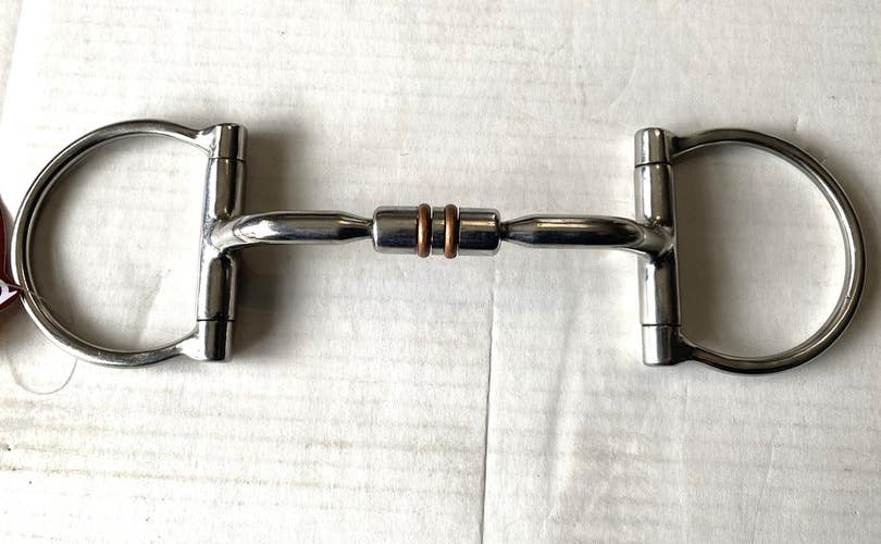 5" stainless offset dee bit w/copper wrapped roller barrel center