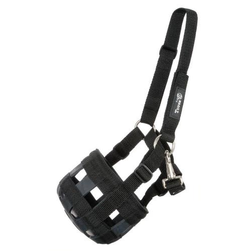 Tough 1 miniature horse size poly/nylon basket grazing muzzle w/halter