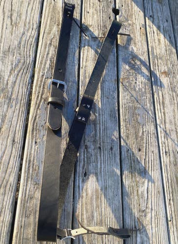 Black  leather complete rear cinch for Western saddle US made NWOT