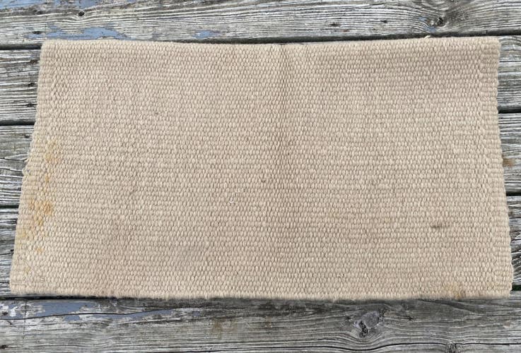 Lightly Used beige /sand Mayatex Western saddle show pad