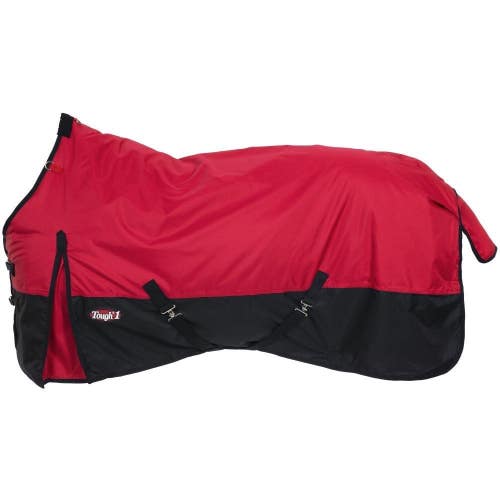 Tough 1 600d  72"  red medium weight waterproof turnout blanket