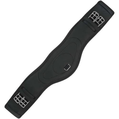 26" Arena Comfort black synthetic shaped English dressage girth
