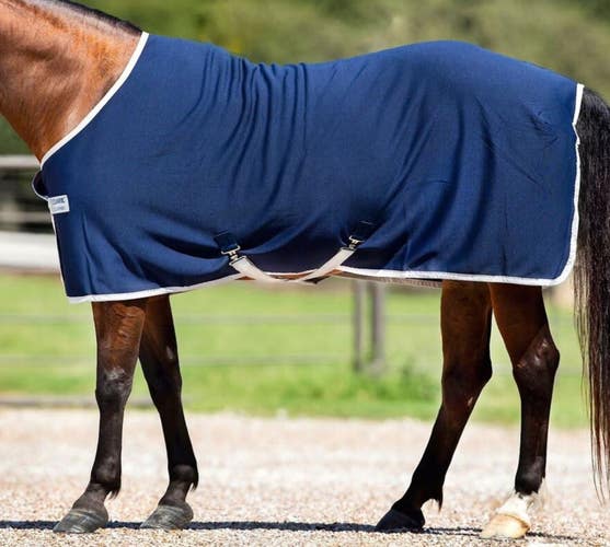 72" Horseware Ireland Amigo jersey cooler navy/silver
