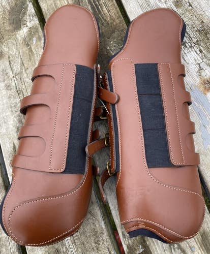 Hippo Star neoprene lined leather trotting boots NWOT