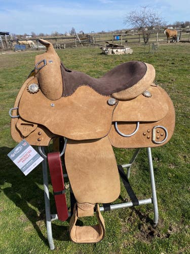 14" rough out Royal King Western training saddle