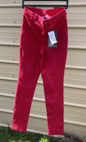 Childs size 24, Red Shires Mads Wessex jodhpurs/riding breeches- petite adult