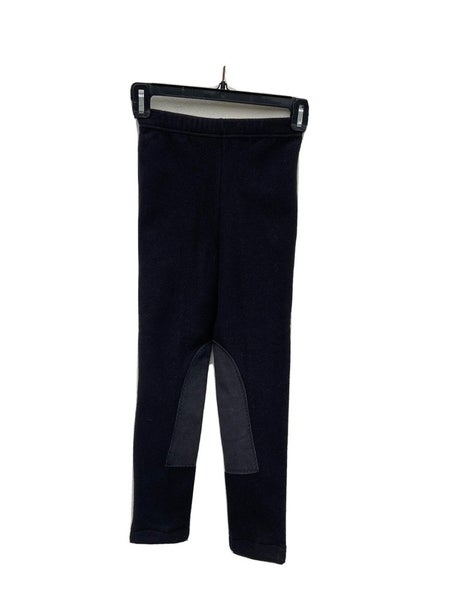 Child Small Polartec fleece winter riding Tights/ breeches Black, Helmet Helpers