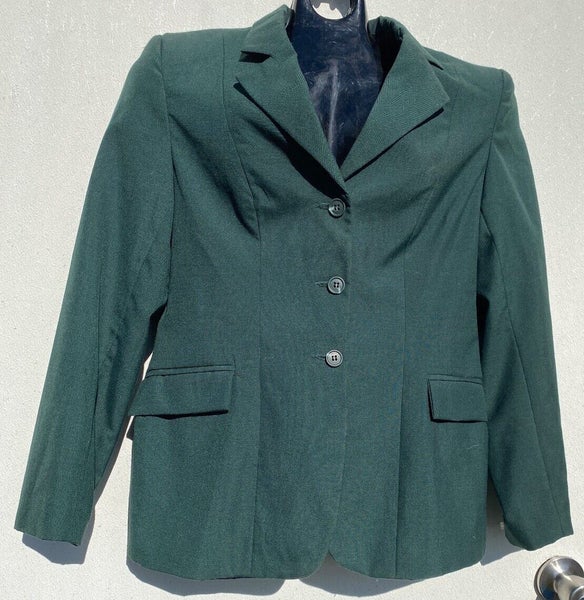 Ladies' sz 10 green Concour Elite English hunt coat NWOT