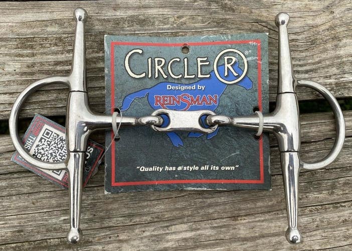 Circle R by Reinsman 5" French link full cheek snaffle bit