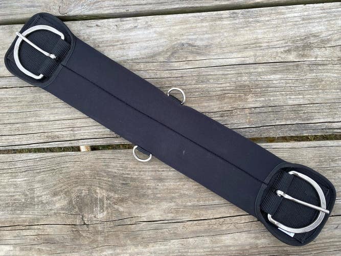 18" miniature horse nylon covered neoprene wrap straight Western cinch