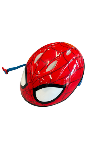 Used SPIDER MAN Bike Helmet Red MD 11682-S000131628