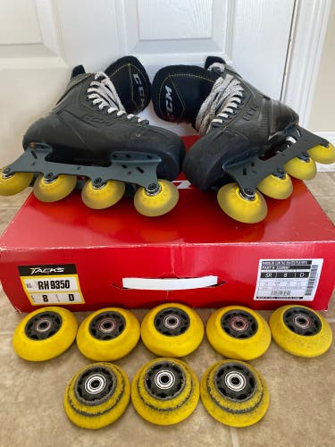 CCM Super Tacks 9350 Inline Skates Regular Width Size 8 (Used)