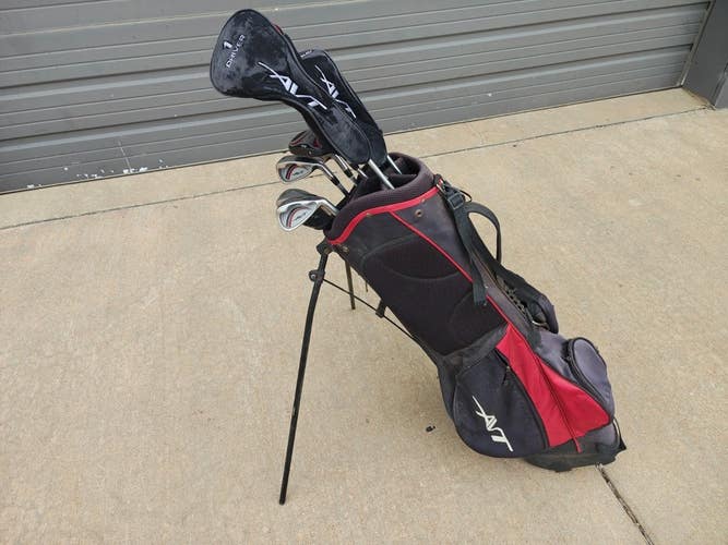 AVT  Piece 10 Piece Regular Flex Complete Golf Set Stand Bag