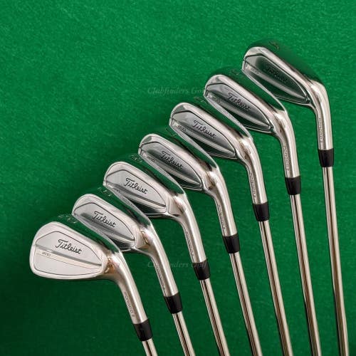 Titleist 2023 T200 Forged 4-PW Iron Set True Temper AMT Black S300 Steel Stiff