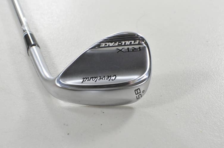 Cleveland RTX Full Face Tour Satin 58*-09 Wedge RH DG Spinner 115g Steel #217416