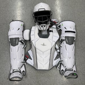 White All Star MVP Pro Catcher's Set Intermediate Ages 12-16 (Used)