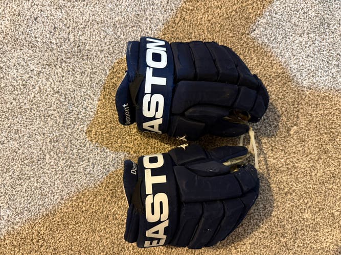 Signed Jean-Pierre Dumont Easton Pro 4 Roll Gloves 13" Pro Stock (Used)
