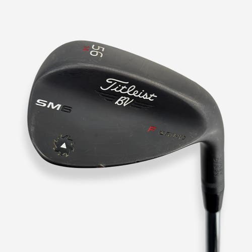 Titleist Vokey SM6 Black Wedge 56° 14 Bounce Right Handed Wedge Flex Steel Shaft