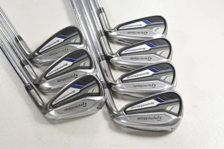 TaylorMade SpeedBlade 4-PW Iron Set Stiff Flex Right DG S300 Steel # 217466