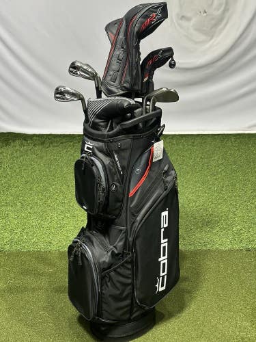 Cobra Golf Air-X 2 Mens Complete Box Set Right Hand Graphite w/ Bag MINT!